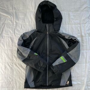 KARBON Boys' Black Ski Jacket - 14